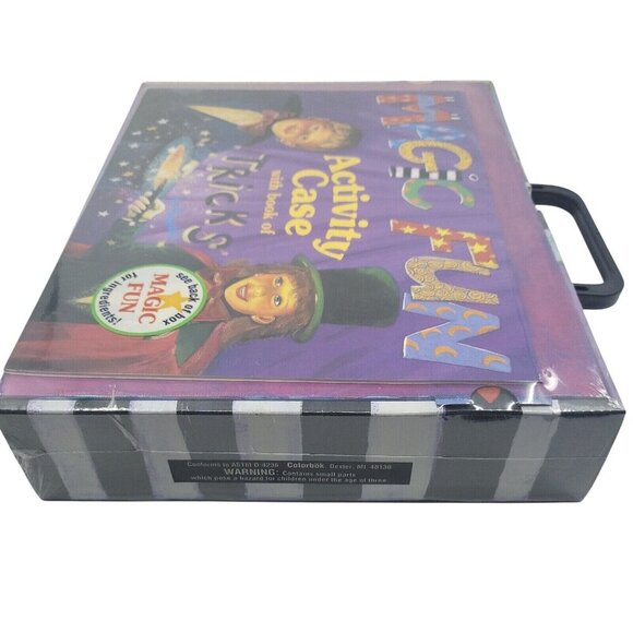Magic Fun Activity Case w/ Book of Tricks Imagine Learn Play Dice Wand Magician - Picture 8 of 11